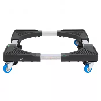 Movable Base MACLEAN MC-855 adjustable-width heavy-duty appliance stand for washing machines and refrigerators