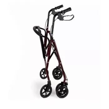 Four-wheel walker with seat function
