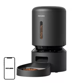 Petlibro Granary Automatic Pet Feeder with Camera, 5 L, Black