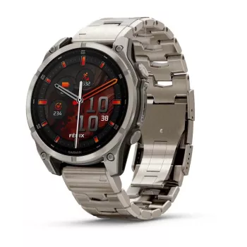 Smartwatch GARMIN Fenix 8 47 mm, 1.4 inch (3.56 cm) AMOLED 454×454, Titanium, Wi‑Fi, GPS