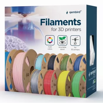 Gembird ABS Filament 1.75 mm, 1 kg, Black
