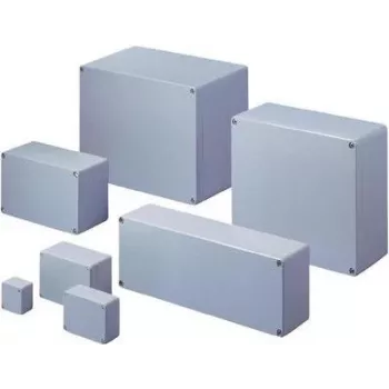 Rittal GA 9107.210 Universal Enclosure, 250 x 57 x 80 mm, Aluminium, Grey RAL 7001