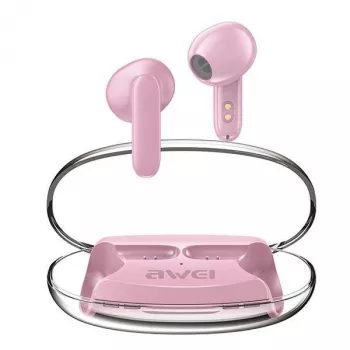 Bluetooth Headphones Awei T85 ENC TWS Pink