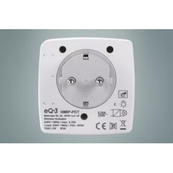 Dimmer & switch eQ-3 AG HmIP-PDT External White