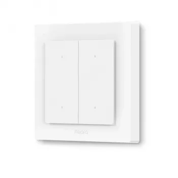 AQARA Light Switch H2 EU (4 Buttons, 2 Channels) (WS-K08D) - Zigbee and Thread wallswitch with 2 relays