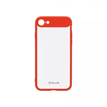 Cover Tellur iPhone 8 11.9 cm (4.7 inch) Red Transparent