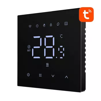 Avatto WT410-16A-B Smart Thermostat for Electric Heating, 16 A, Wi-Fi