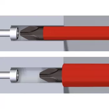 Manual screwdriver Wiha 38610 Multi-bit screwdriver Combination screwdriver