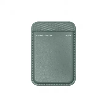 Wallet case native union (Re)Classic Green compatible with iPhone 15/15 Pro/15 Plus/15 Pro Max, iPhone 14/14 Pro/14 Plus/14 Pro Max, iPhone 13/13 Pro