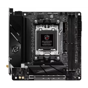 Mini-ITX motherboard ASRock B650I Lightning WiFi — AMD B650, Socket AM5, DDR5, 2 DIMM (max 96 GB), Wi‑Fi 6E, 2.5Gb LAN