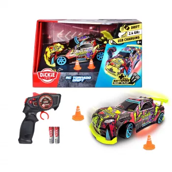 RC-autó Dickie Tornado Drift RTR 2,4 GHz – készre szerelt drift autó