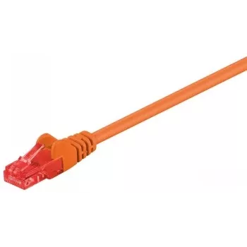 Wentronic Goobay - Patch-Cable - RJ-45 (M) to RJ-45 (M) - 1 M - UTP - CAT 6 - Moulded, Snagless - Orange (95262)