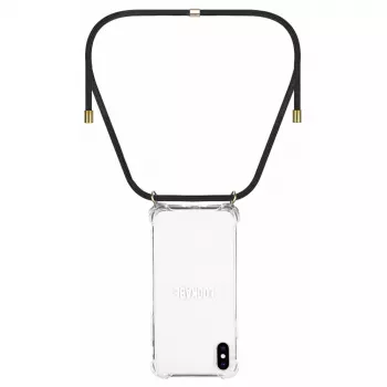 Lookabe Necklace Phone Case for iPhone XS Max, Gold/Black