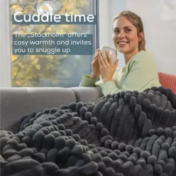 Beurer HD 82 Stockholm Heated Overblanket, 130 x 180 cm, Grey