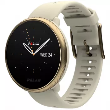 Polar Ignite 2 - Champagne Gold - sportóra szíjjal - szilikon - champagne - szíjméret: S/L - Bluetooth - 35 g (90085185)