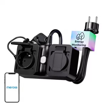 Power strip Meross WiFi smart power strip MOP320MA-EU outdoor IP44