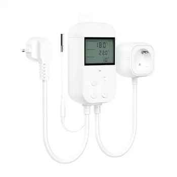 Digital thermostat Meross MTS960HK White LCD AC 16A