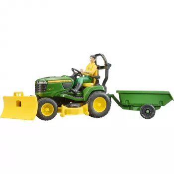 Bruder bworld John Deere Ride-on Lawn Mower, Toy Model Vehicle