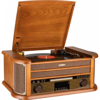 Reflexion HIF2002DAB Retro Stereo System, DAB+/FM, CD, Cassette, Turntable