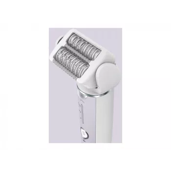 Epilator Panasonic ES-EY30A — 60 tweezers, 3 speeds, Wet & Dry, battery-powered, white/purple