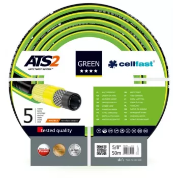 CELLFAST GARDEN HOSE GREEN ATS2 SIZE: 5/8 LENGTH: 50m