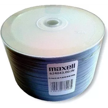 Maxell 624043 CD-R 700 MB 80 min 52x, printable inkjet white, 50 pcs shrink