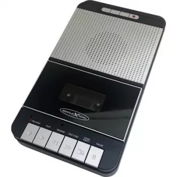 Reflexion CCR8018 Portable Cassette Recorder with USB MP3 Recording, Black/Grey