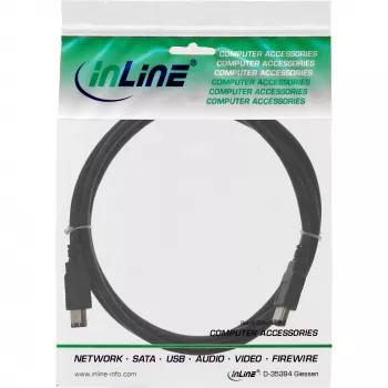 InLine FireWire 400 1394 Cable 6 Pin male / male 1m