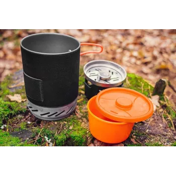 Camping stove pot + burner