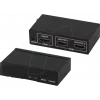 ShiverPeaks SHVP 05-03002 HDMI Splitter 1x HDMI to 2x HDMI, 4K2K, 3D, Black Metal