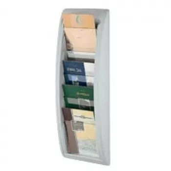 Paper holder Paperflow QUICK BLICK 4063.02, 5 compartments, grey