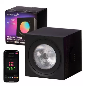 Yeelight Cube Smart Lamp Spot Expansion Pack YLFWD-0005, Gaming Light Panel, 12 W, Wi-Fi 2.4 GHz / Bluetooth 5.0, 100-240 V