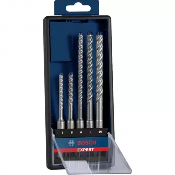Bosch Expert SDS-plus-7X Hammer Drill Bit Set, 5 pieces, 5/6/8/10 mm