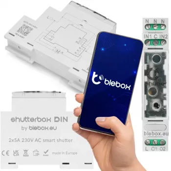 Shutter control module bleBox 37578 for roller shutters