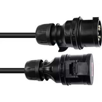 Extension Cable PSSO 16A CEE 5x2.5 mm² 10 m Black Edition