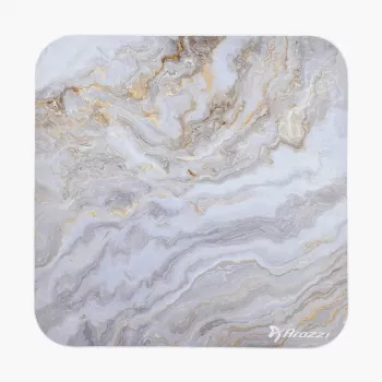 Arozzi Zona Square Floor Pad AZ-ZONA-QTRO-WTM Chair Mat, Microfibre, White Marble