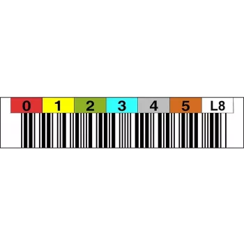ASTAR LTO8 Horizontal Barcode Label LTO8000099 — horizontal barcode labels for LTO-8 tapes