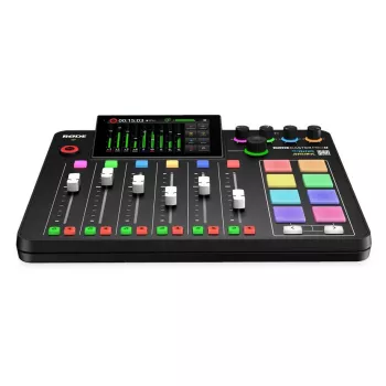 RØDE RØDECaster Pro II Podcast Production Studio, XLR, jack, USB-C, Black