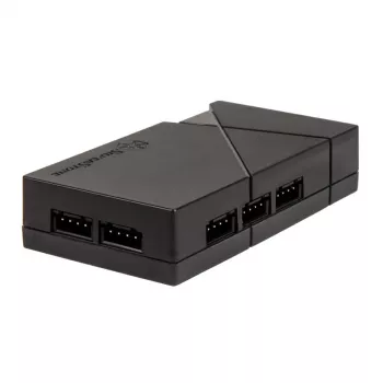 SilverStone SST-LSB01 RGB LED Hub with 2x LED Strips, Black