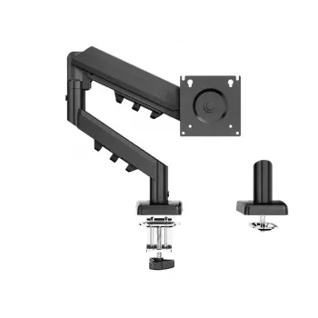 Monitor arm TRACER Pivot Master TRAUCH47659 — adjustable height, tilt/rotate, VESA 100×100, up to 9 kg, for 13–32 inch screens, desk mount, black