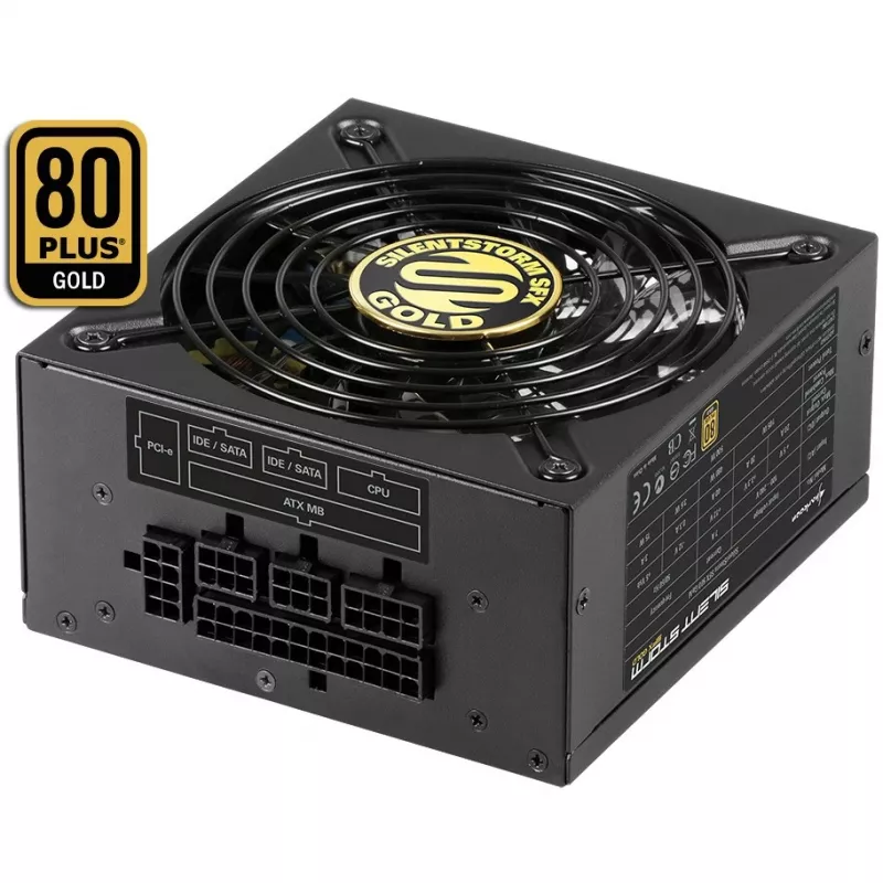 Sharkoon SilentStorm SFX 500 Gold tápegység (belső) 80 PLUS Gold AC 100-240 V 500 Watt