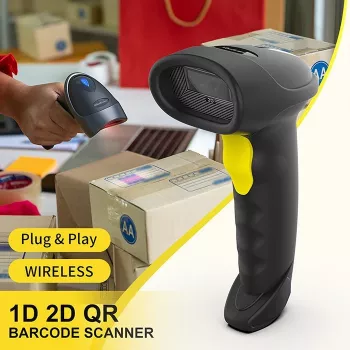 Barcode reader QOLTEC 50880 1D/2D USB — handheld scanner with USB interface