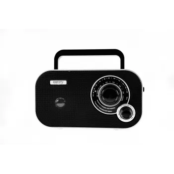 Camry CR 1140b Portable Radio, AM/FM, Analog, Black/Grey