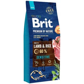 Brit Premium by Nature Sensitive Lamb with rice dry dog food 15 kg