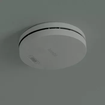 Smoke Detector Hombli HBSA-0108 Wireless Photoelectrical 3V Lithium
