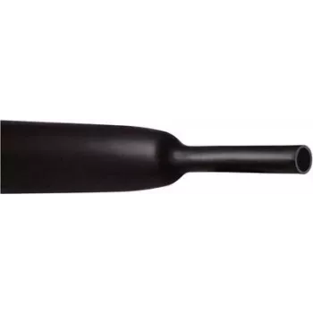 CellPack 150278 Heat-Shrink Tubing without adhesive Black 24 mm Shrink Ratio:3:1 1 m (150278)