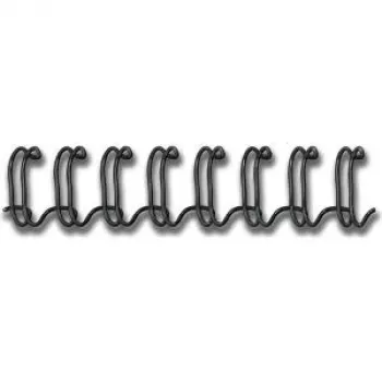 Fellowes - Binding Wire - 10 mm - 297 mm - 34 rings - A4 (210 x 297 mm) - 80 Sheets - Black - 100 pc(s). (53265)