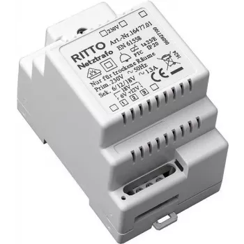Ritto by Schneider 1647701 DIN-Rail Power Supply for Door Intercom