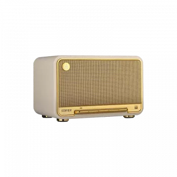 Edifier D32 Multiroom WiFi Bluetooth Speaker, Stereo, Hi-Res, White