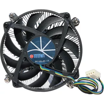 Titan DC-HA11TZ/RPW Computer Cooling System Processor Air Cooling 9,5 cm Aluminium - Black (DC-HA11TZ/RPW)
